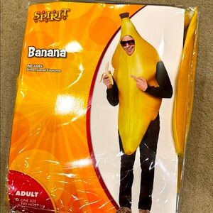 Spirit Halloween Adult Banana costume